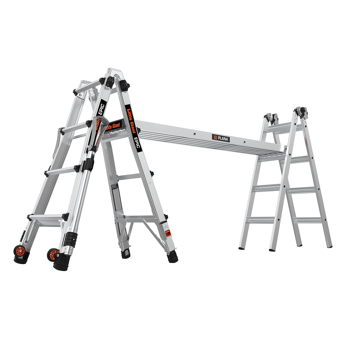 Little Giant Epic™ BUNDLE aluminum ladder with accessory