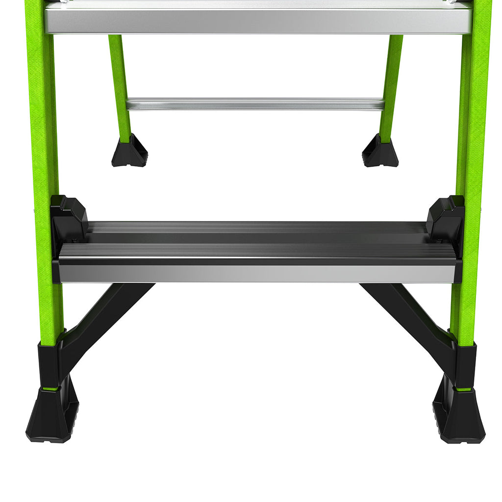Little Giant Fortress™ - fiberglass ladder with platform