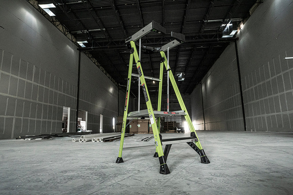 Little Giant Fortress™ - fiberglass ladder with platform