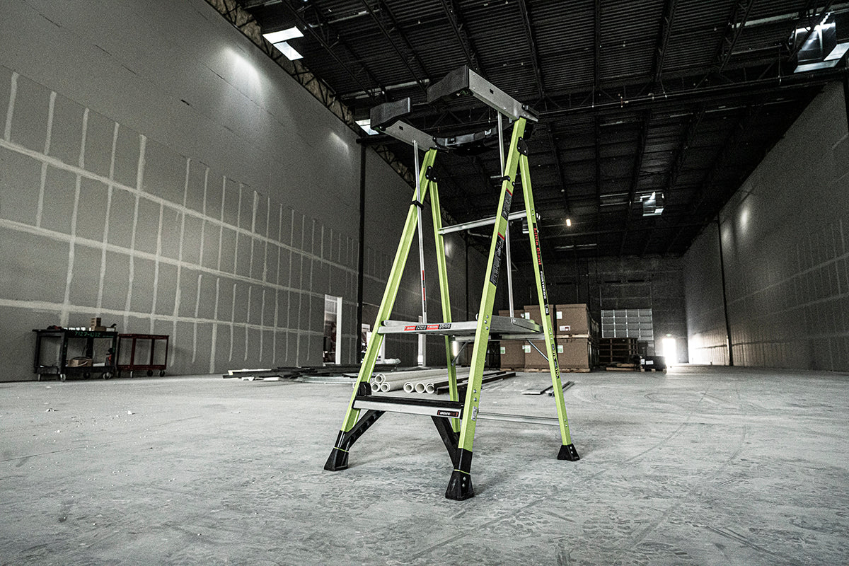 Little Giant Fortress™ - fiberglass ladder with platform