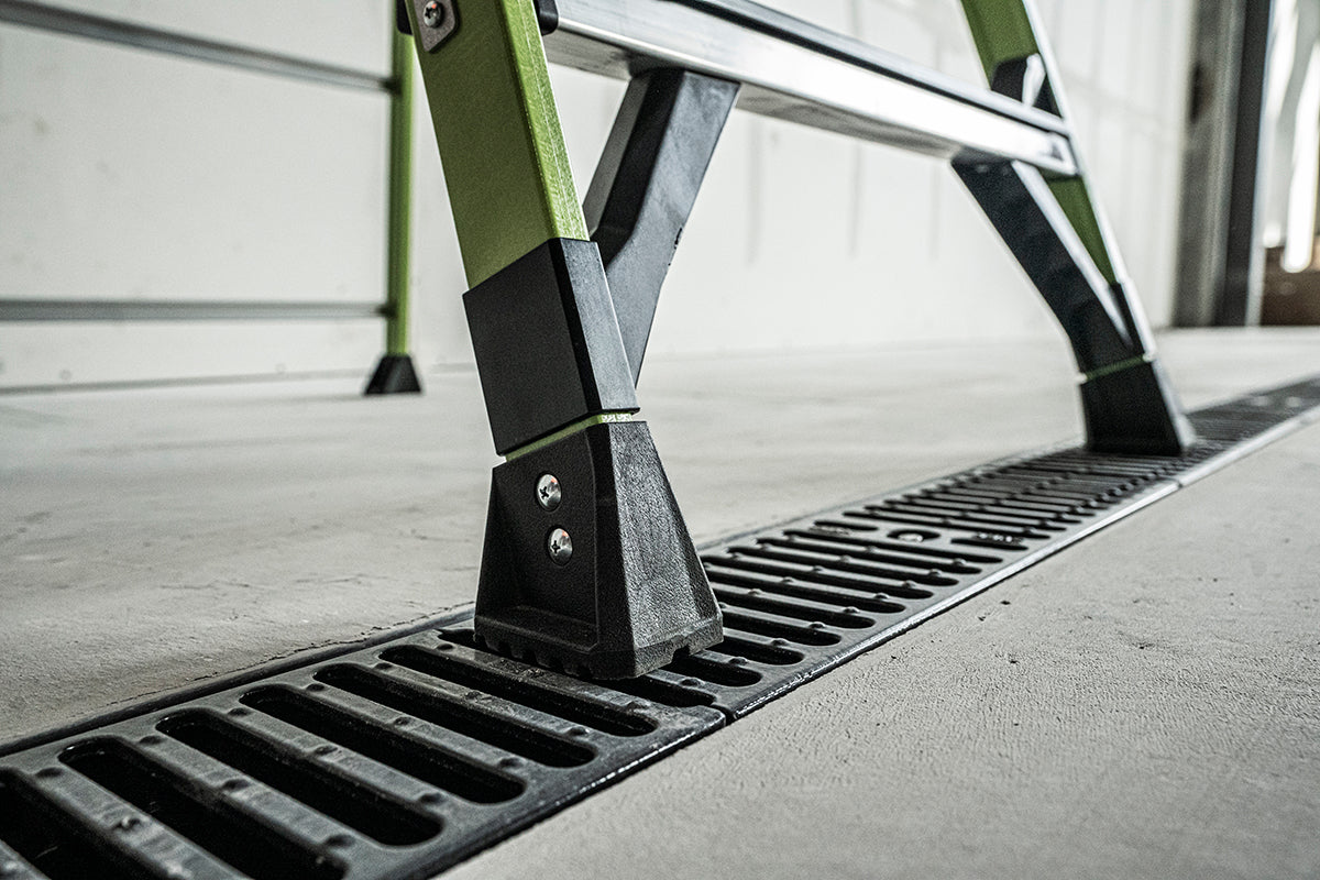 Little Giant Fortress™ - fiberglass ladder with platform